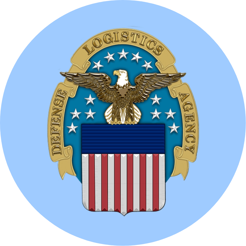 Badge with logistics agency